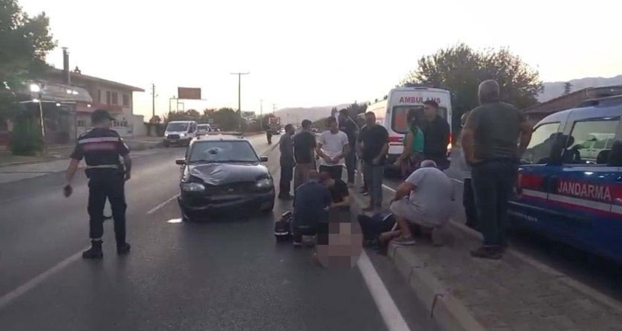 aydinda otomobilin carptigi yaya can verdi BjjBS9IH