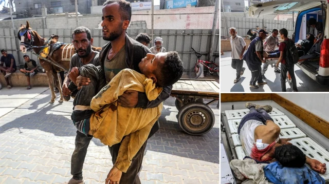 israil ordusunun gazze seridinin farkli bolgelerine duzenledigi saldirilarda 26 filistinli hayatini kaybetti Ur4XQpVL