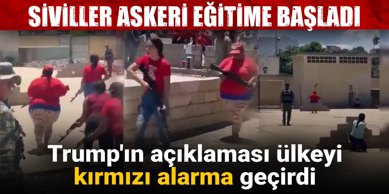 trumpin aciklamasi ulkeyi kirmizi alarma gecirdi siviller askeri egitime basladi fjjJK5j9