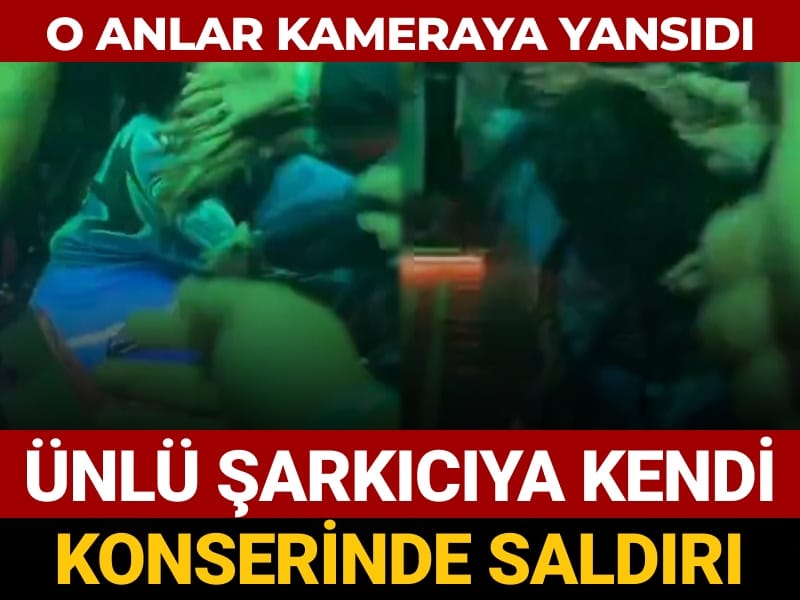 unlu sarkiciya kendi konserinde saldiri o anlar kameraya yansidi NCvldWUC