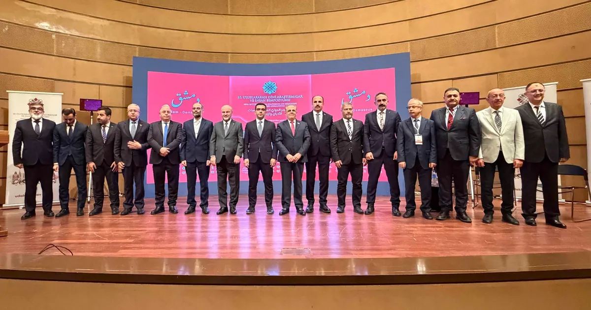 10. Uluslararası Dini Araştırmalar ve İnsan Sempozyumu Şam’da başladı